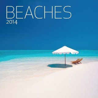 Perfect Timing   Avalanche 2014 Beaches Wall Calendar, 12 Month (Jan 2014  Dec 2014), 12 x 24 Inches opened (7001551) : Office Products