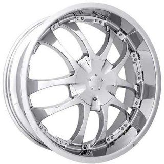 Strada A Arm 20 Chrome Wheel / Rim 5x115 & 5x120 with a 15mm Offset and a 72.6 Hub Bore. Partnumber H13050115: Automotive