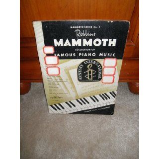 Robbins Mammoth Collection of Famous Piano Music Number 1: Hugo [ed.] Frey: Books