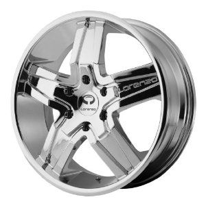 Lorenzo WL030 22x9 Chrome Wheel / Rim 6x5.5 with a 38mm Offset and a 100.50 Hub Bore. Partnumber WL03022962238: Automotive