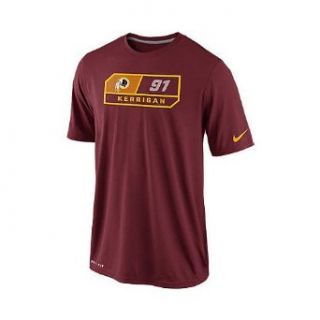 NIKE Washington Redskins Ryan Kerrigan Legend Team Player Name And Number T Shirt   Size: Large,: Clothing