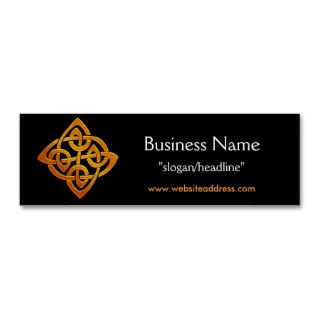 Celtic Golden D2 Irish Celtic Profile Card Business Card