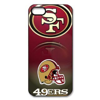WY Supplier NFL Samsung Protector San Francisco 49ers Team Logo Case Cover for Apple Iphone 5 Fitted Cases cover Black Color WY Supplier 145843 Cell Phones & Accessories