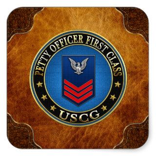 [500] CG: Petty Officer First Class (PO1) Sticker