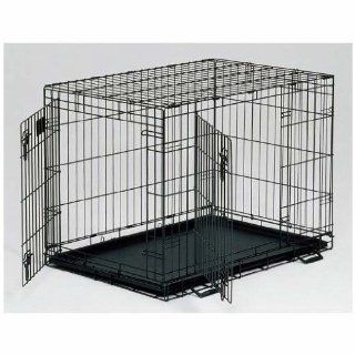 Life Stages Fold & Carry Double Door Dog Crate Size: X Large   48" L x 30" W x 33" H : Pet Crates : Pet Supplies