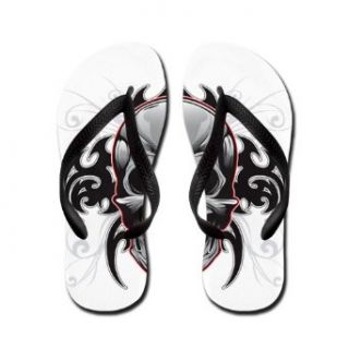 Artsmith, Inc. Women's Flip Flops (Sandals) Tribal Skull: Clothing