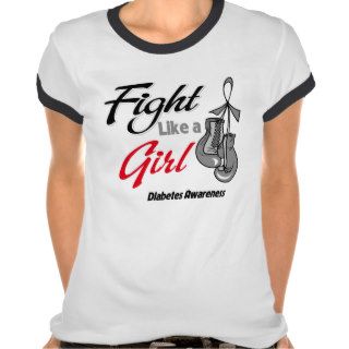 Diabetes   Fight Like a Girl Shirts