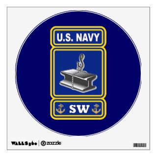 Navy Seabee Steelworker Logo Wall Skins