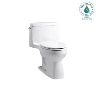 KOHLER Santa Rosa Comfort Height one piece compact elongated 1.28 gpf toilet in White K 10491 0