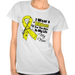 Niece Hero in My Life Sarcoma Tee Shirt