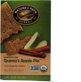 Nature's Path Organic Toaster Pastries Unfrosted Apple Cinnamon    11 oz: Health & Personal Care