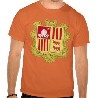 Andorra Coat of Arms Tshirts