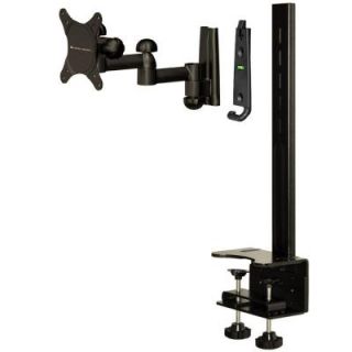 Level Mount Desktop Mount with a Full Motion Dual Arm Mount Fits 10 to 30 in. Monitors/TVs DCDSK30DJ