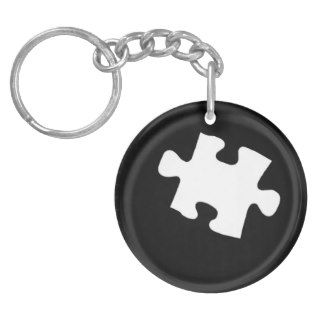 Missing Puzzle Piece Acrylic Key Chains