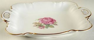 Hutschenreuther Dundee, The Square Handled Cake Plate, Fine China Dinnerware   S