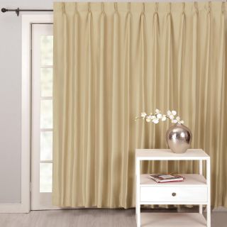 Supreme Palace Antique Satin Pinch Pleat Thermal Patio Panel