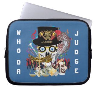 Case Carry IP5 and I pad Mini Mardi Gras Judge Laptop Sleeves