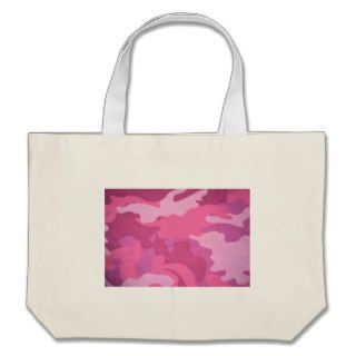 Pink Camouflage Military Pattern Peace Destiny Canvas Bags