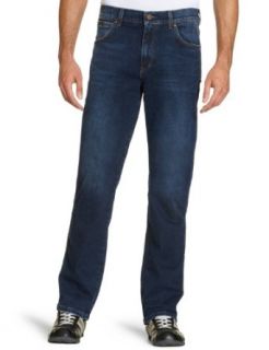 Wrangler Herren Jeans Hoher Bund W121ZD21K/ Texas, Straight Fit (Gerades Bein): Bekleidung