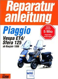 Piaggio Sfera 125/Vespa ET 4 ab Baujahr 1996 Reparaturanleitungen: Bücher