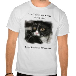 Janet's Rescues and Placements T shirts