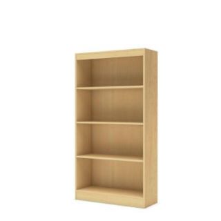 South Shore Furniture Axess Collection 4 Shelf Bookcase in Natural Maple 7113767