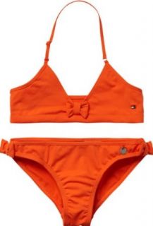 Tommy Hilfiger Mädchen Bikini Reyna Bikini / Ex57112350, Gr. 164 (14), Orange (864 Orangeade): Bekleidung