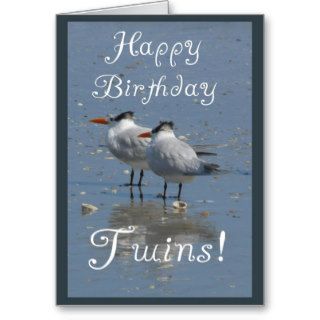 Happy Birthday Twins Card