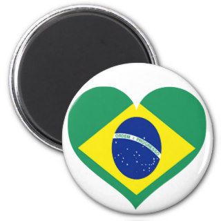 Brazil Love Fridge Magnet