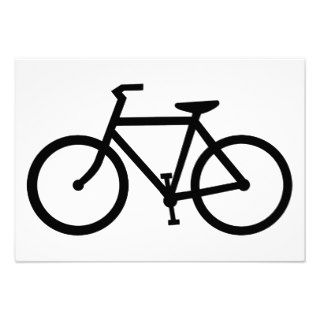 bicycle silhouette announcements