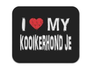 I Love My Kooikerhond Je Mousepad Mouse Pad: Computers & Accessories