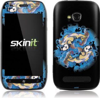 Animals   Koi Yin Yang on Black   Nokia Lumia 710   Skinit Skin: Cell Phones & Accessories