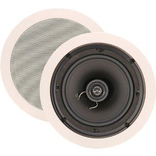 NXG Technology NX 60C 2 Way In Ceiling Speakers with Pivoting Tweeter and 6" Woofer (White, Pair): Electronics