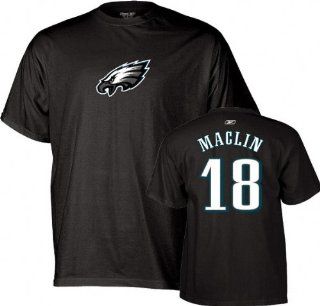 Jeremy Maclin Reebok Name and Number Philadelphia Eagles T Shirt : Sports Related Merchandise : Sports & Outdoors