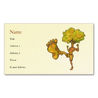 Kung Fu Tree Profile Card Template Business Card