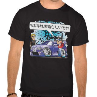 Japanese Hot Tuner Car Cartoon T Shirt