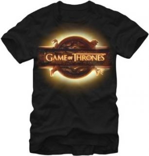 HBO TV Game Of Thrones Logo Emblazoned Graphic T Shirt: Clothing
