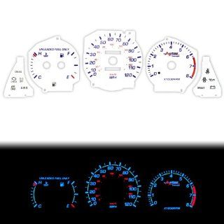 GG TOCEL9093120 8 AM, Dash Cluster Dashboard Reverse Indiglo El Glow Replacement Gauge White Face Indicator RPM Tach Mileage Fuel Level Water Temperature for Automatic AT Transmission: Automotive