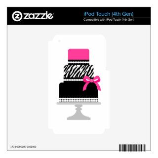 Zebra Diva Cake Skin For iPod Touch 4G