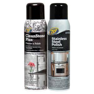 ZEP 35 oz. CleanStone Plus Polish and Stainless Steel (Value Pack) ZUCSPOLSTVP at The Home Depot