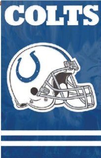 Indianapolis Colts NFL Applique 2 Sided House Banner Flag 