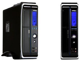 Sentey Computer Case Slim Itx atx and Micro Atx with Power Supply and LCD   PSU Bcp450 om / Secc .7mm / 2 X USB 2.0 / 1 X 80 Mm Fan / LCD Tempeture Control in the Front Panel / Ss1 2421 Computers & Accessories