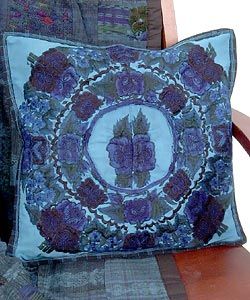 Vivid Blue Quilt/ Pillowcase Set (Guatemala) Quilts