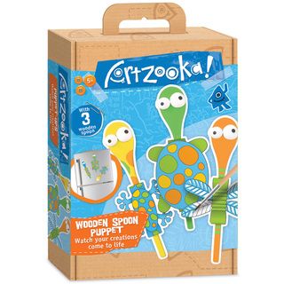 Wooden Spoon Puppets Kit  Aquastone Group Activity Kits