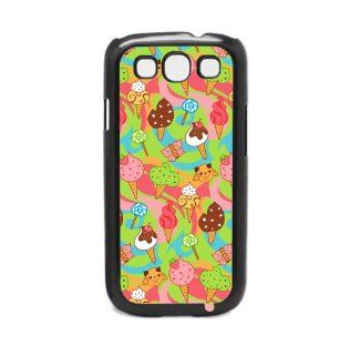 Colorful Sweet Ice Cream Pattern Samsung Galaxy S3 I9300 Case: Cell Phones & Accessories