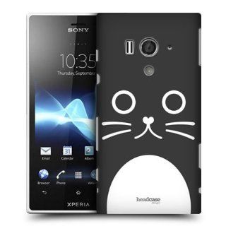 Head Case Designs Catalina The Cat Cartoon Animal Faces Hard Back Case Cover For Sony Xperia acro S LT26W: Cell Phones & Accessories