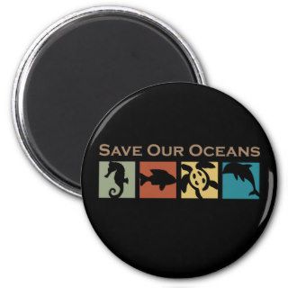 Save our Oceans Refrigerator Magnets