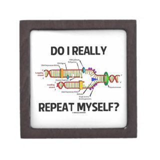 Do I Really Repeat Myself (DNA Replication) Premium Jewelry Box