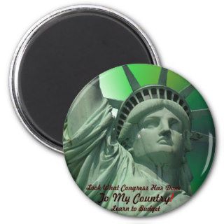 Statue of Liberty Crying Refrigerator Magnet