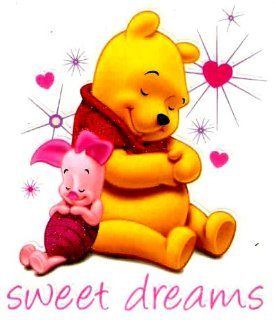 Pooh Bear & Piglet sleeping peacefully sweet dreams Disney Iron On Transfer for T Shirt : Other Products : Everything Else